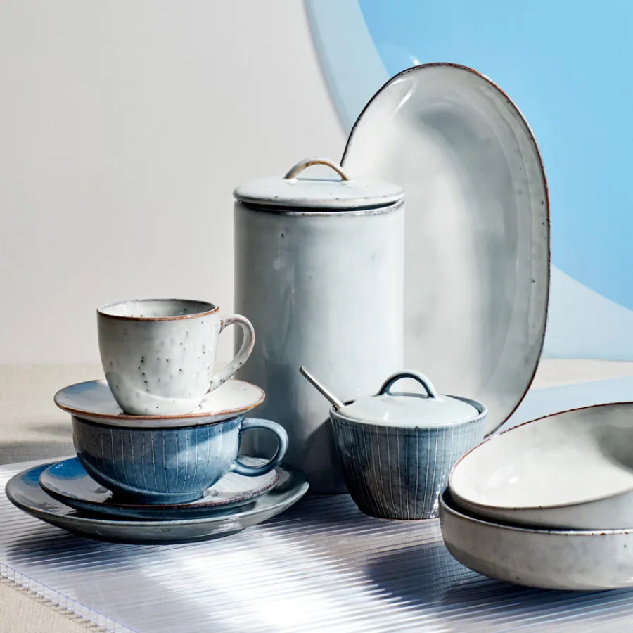 Broste Copenhagen Servierteller Oval Nordic Sand L Fashion