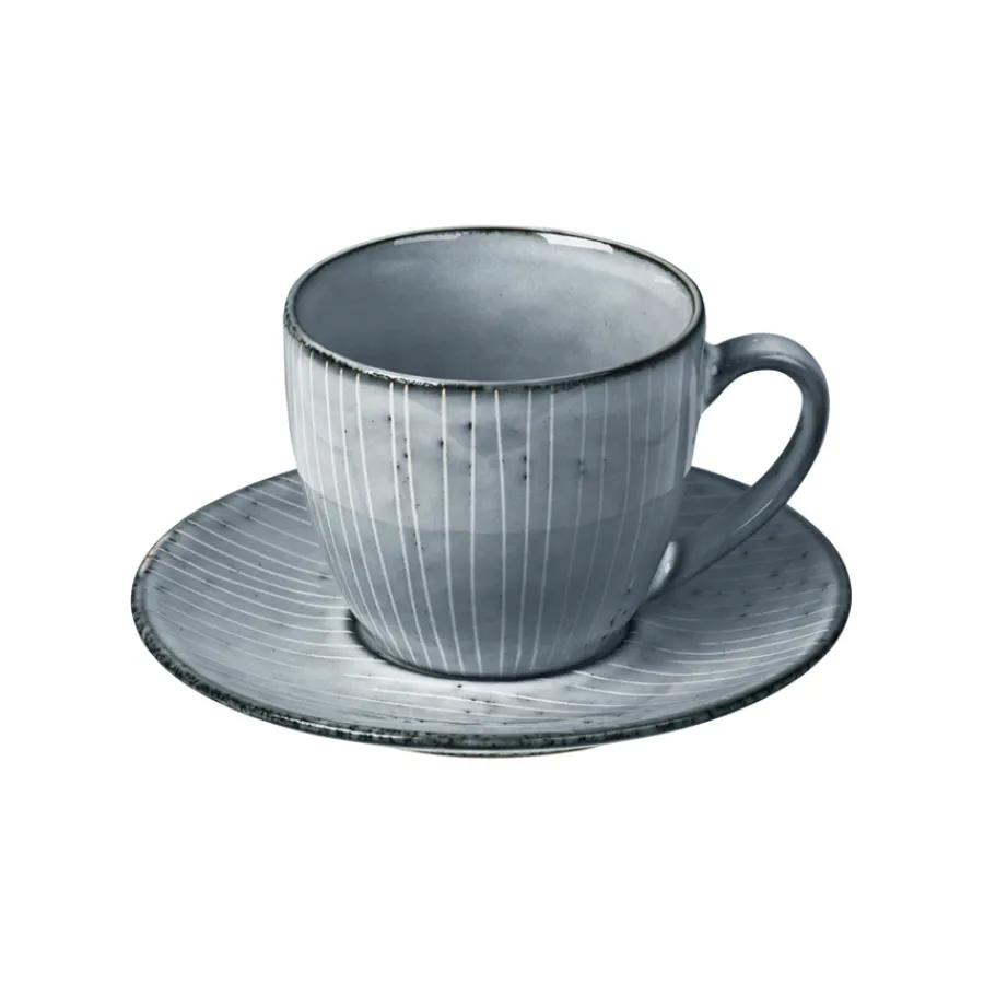 Broste Copenhagen Tasse mit Untertasse Nordic Sea Online