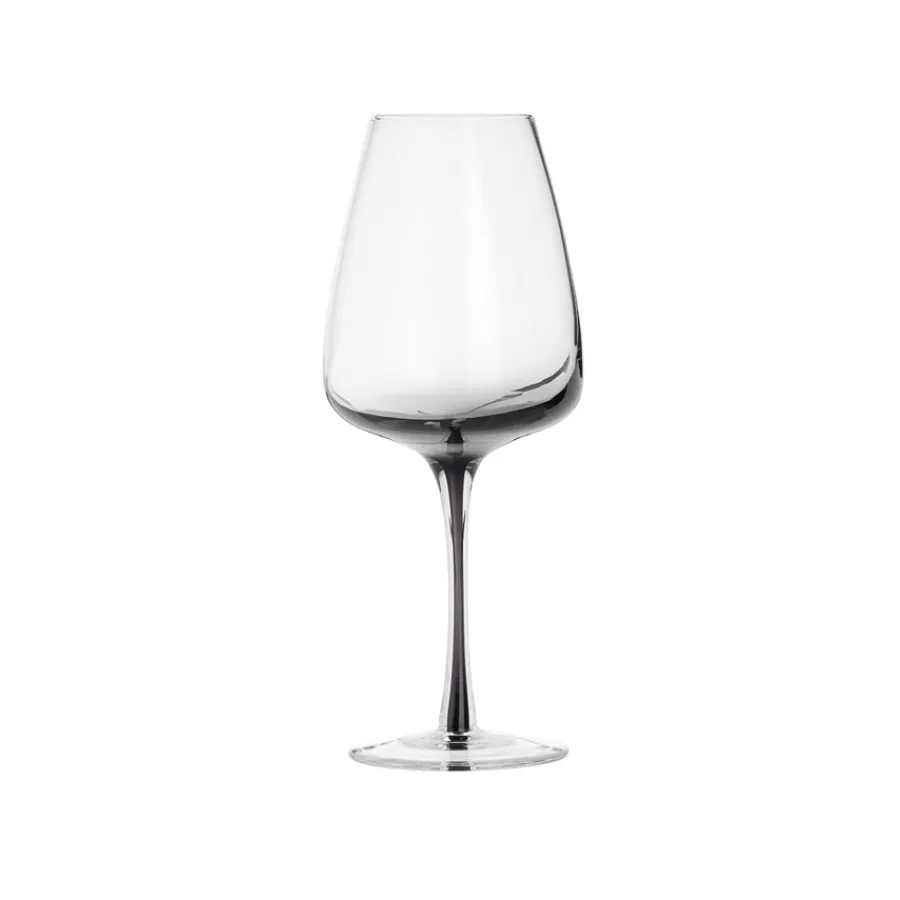 Broste Copenhagen Weißweinglas Smoke Grey Discount