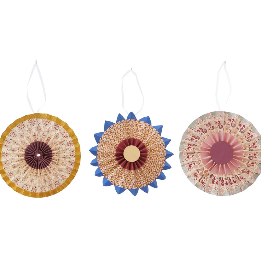 Bungalow Denmark Deko-Anhänger Kalaiya Ruby 3er-Set Outlet