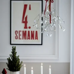 Bungalow Denmark Deko-Anhänger Mistletoe XLarge Silver Sale