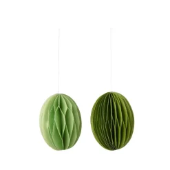 Bungalow Denmark Dekoanhänger Ei Swirl Sage S 2er-Set Online