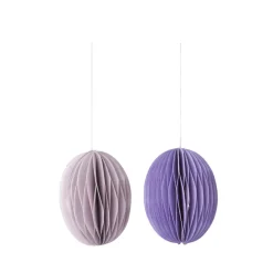 Bungalow Denmark Dekoanhänger Ei Swirl Lilac S 2er-Set Fashion