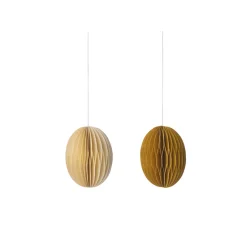 Bungalow Denmark Dekoanhänger Ei Swirl Honey 2er-Set Best