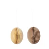Bungalow Denmark Dekoanhänger Ei Swirl Vanilla S 2er-Set Fashion