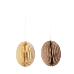 Bungalow Denmark Dekoanhänger Ei Swirl Vanilla S 2er-Set Fashion