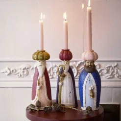 Bungalow Denmark Kerzenhalter Heilige Drei Könige Ruby 3-teilig Hot