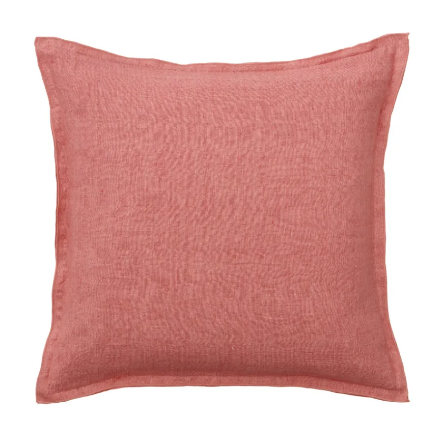 Bungalow Denmark Kissenhülle 50x50cm Leinen Old Rose Fashion