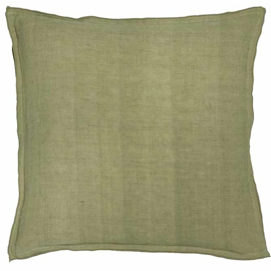 Bungalow Denmark Kissenhülle 50x50cm Leinen Celery Online
