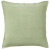 Bungalow Denmark Kissenhülle 50x50cm Leinen Laurel Green Best