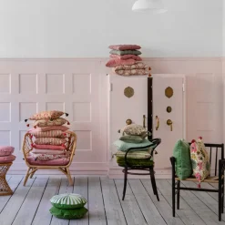 Bungalow Denmark Kissenhülle 50x50cm Leinen Old Rose Fashion