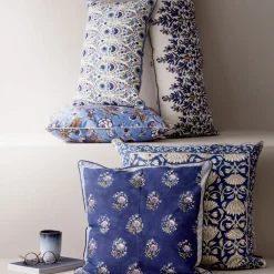 Bungalow Denmark Kissenhülle 30x70cm Jasmine Indigo Online