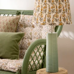 Bungalow Denmark Lampenfuß Keramik Miguel Seagrass Slim Discount