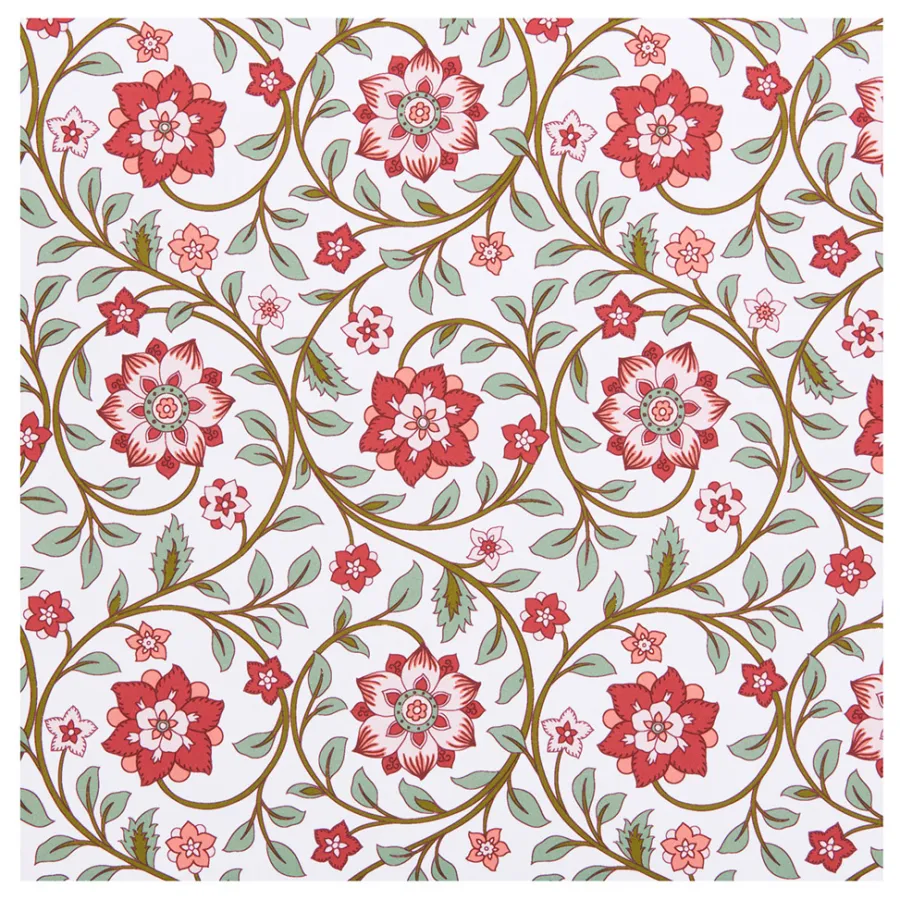 Bungalow Denmark Papierserviette 40x40cm Roja Scarlet 50 Stk. Hot