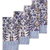 Bungalow Denmark Stoffserviette 45x45cm Jasmine Indigo 4er-Set Discount