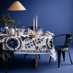 Bungalow Denmark Tischdecke 150x250cm Nomad Indigo Discount