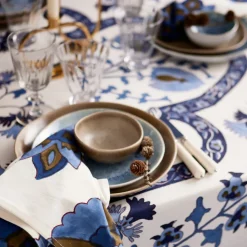 Bungalow Denmark Tischdecke 150x250cm Nomad Indigo Discount