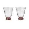Bungalow Denmark Wasserglas Trellis Blush 2er-Set Fashion