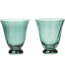 Bungalow Denmark Wasserglas Trellis Topaz 2er-Set Discount