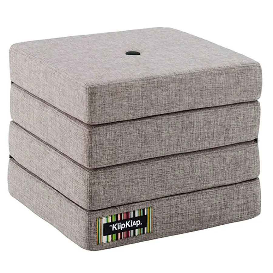 by KlipKlap KK 4 fold Matratze Multi Grey/Grey Clearance