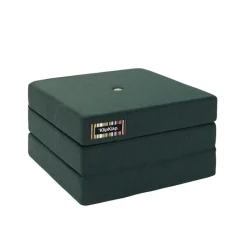 by KlipKlap KK 3 fold Matratze single Deep Green/Light Green Discount