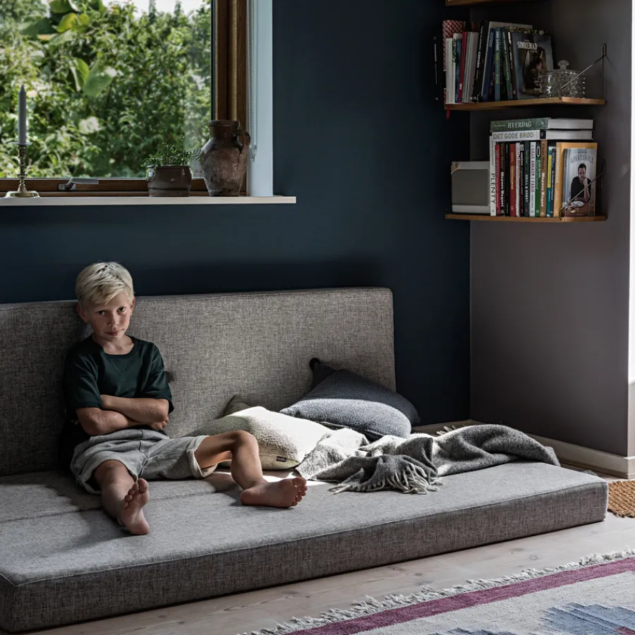 by KlipKlap KK 3 fold Matratze XL 200 cm Multi Grey/Grey Clearance