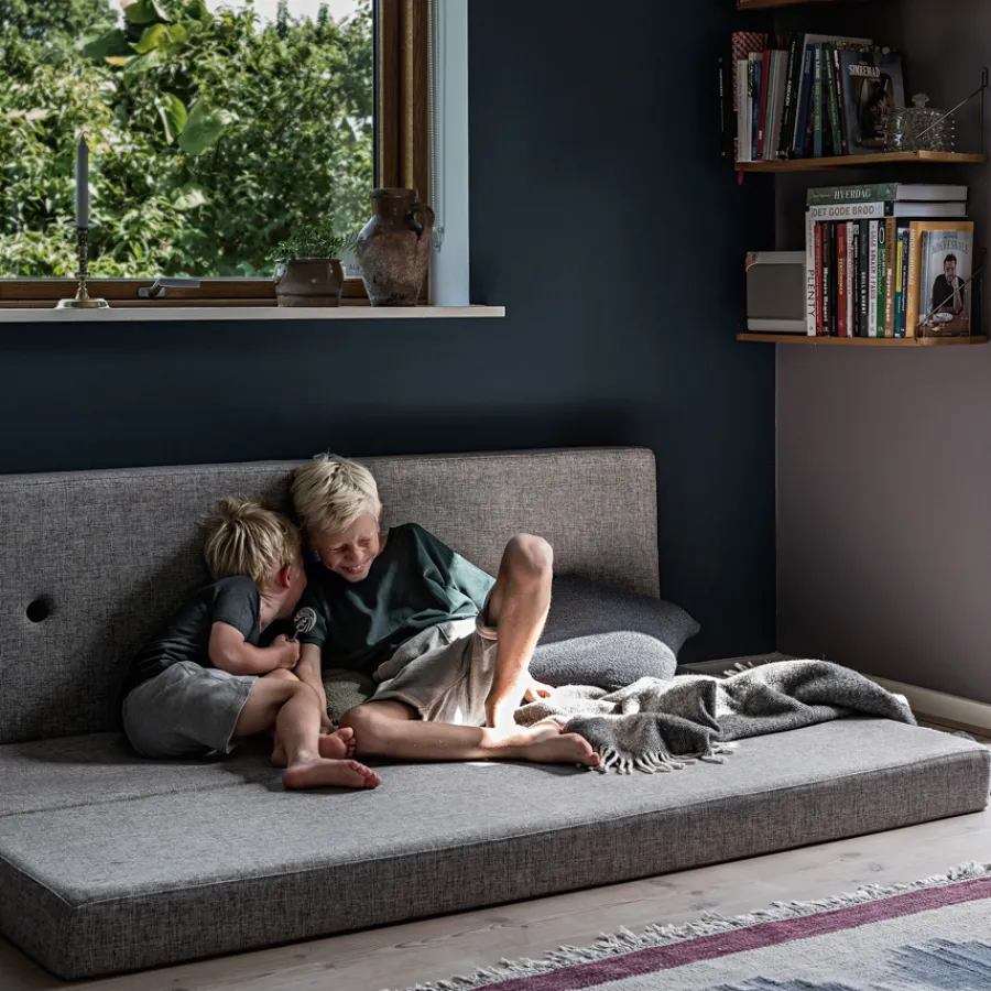 by KlipKlap KK 3 fold Matratze XL 200 cm Multi Grey/Grey Clearance