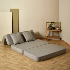 by KlipKlap KK 3 fold sofa XL soft (140 cm) Sand Fashion