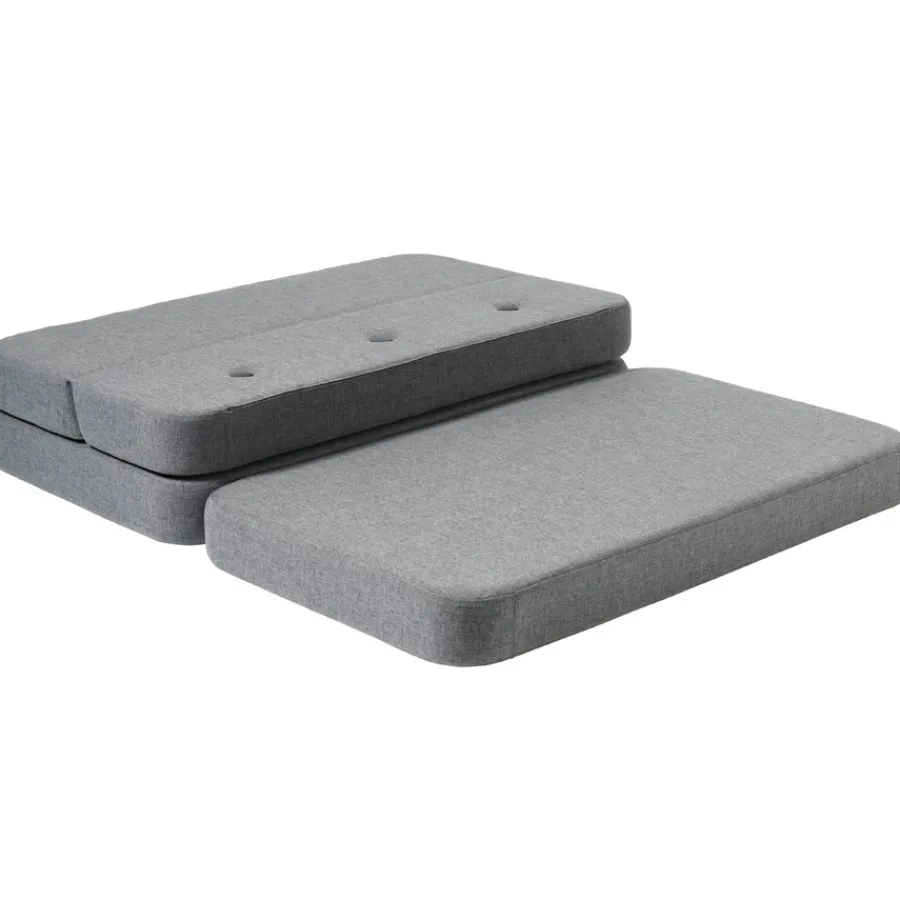 by KlipKlap KK 3 fold Sofa XL soft 140 cm Blue Grey/Grey Online