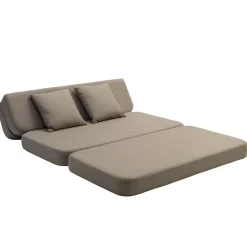 by KlipKlap KK 3 fold sofa XL soft (140 cm) Sand Fashion