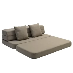 by KlipKlap KK 3 fold sofa XL soft (140 cm) Sand Fashion