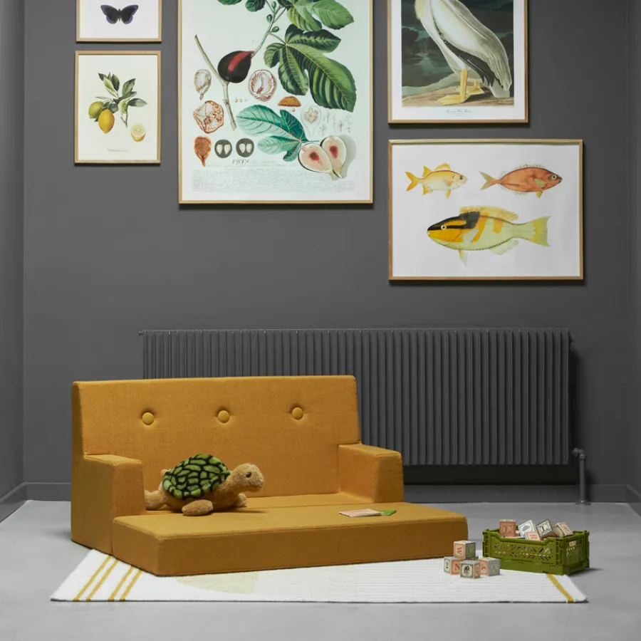 by KlipKlap KK Kids Sofa Mustard/Mustard Sale