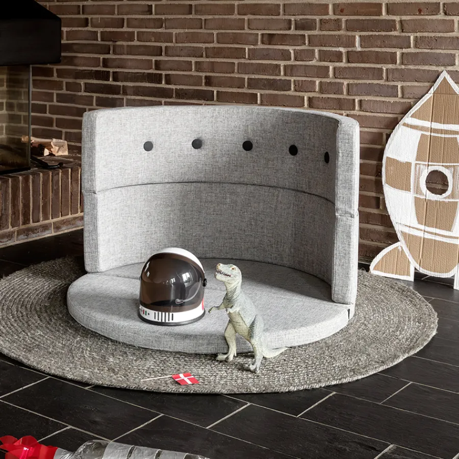 by KlipKlap KK Play Fold Circle Multi Grey/Grey New