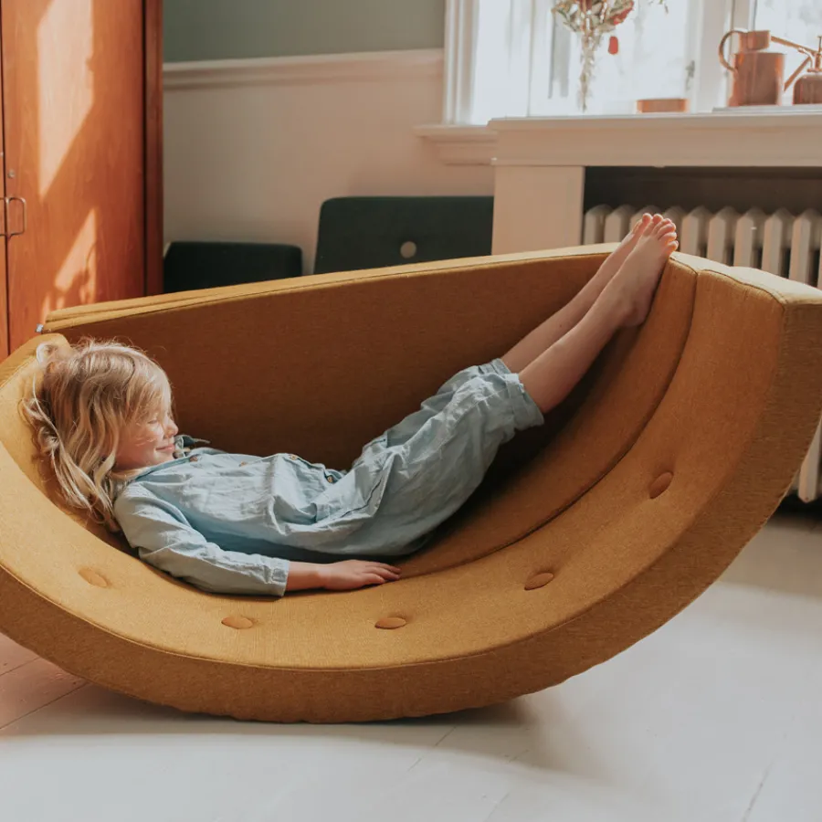 by KlipKlap KK Play Fold Circle Mustard Clearance