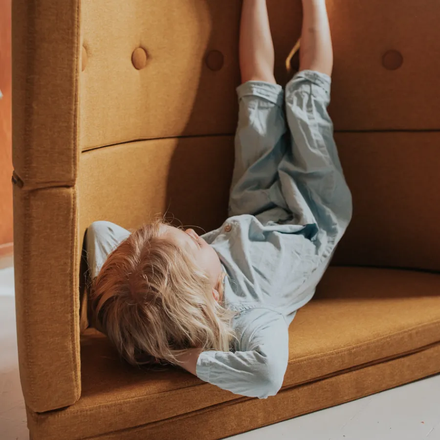 by KlipKlap KK Play Fold Circle Mustard Clearance