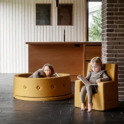 by KlipKlap KK Play Fold Circle Mustard Clearance