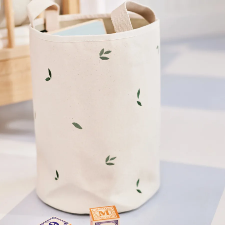 Dear April Brise Bestickter Aufbewahrungskorb L Leaves Clearance