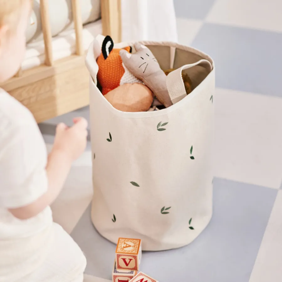Dear April Brise Bestickter Aufbewahrungskorb L Leaves Clearance