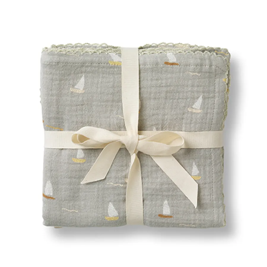 Dear April Mio Muslintuch Sailboats 3er-Set Best