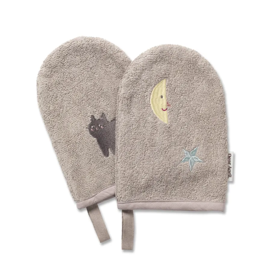 Dear April Paw Waschhandschuh Moon Cat 2er-Set Clearance