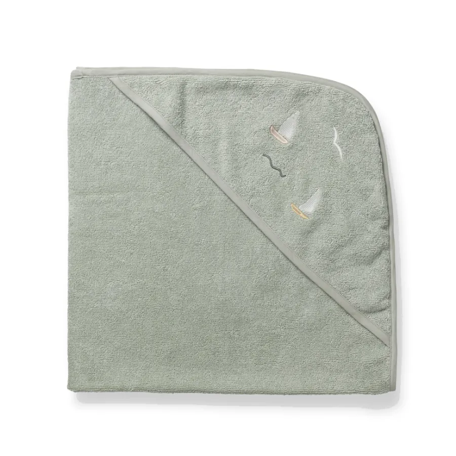 Dear April Petal Baby Kapuzenhandtuch Sailboats Discount