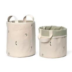 Dear April Toto Bestickte Aufbewahrungskörbe S Leaves 2er-Set Discount
