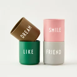 Design Letters Porzellan Becher Favourite Cups Olive Dream New