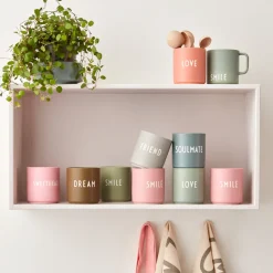 Design Letters Porzellan Becher Favourite Cups Olive Dream New