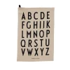 Design Letters Geschirrtuch ABC Beige 2er-Set New