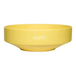 Design Letters Große Schüssel Favourite Happy Yellow Best