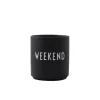 Design Letters Porzellan Becher Weekend New
