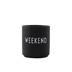 Design Letters Porzellan Becher Weekend New