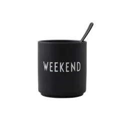 Design Letters Porzellan Becher Weekend New