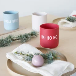 Design Letters Porzellan Becher Favourite Cup Light Blue Jingle Bells Online